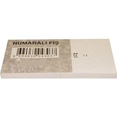 Çift Numaralı Fiş Küçük 24 Adet