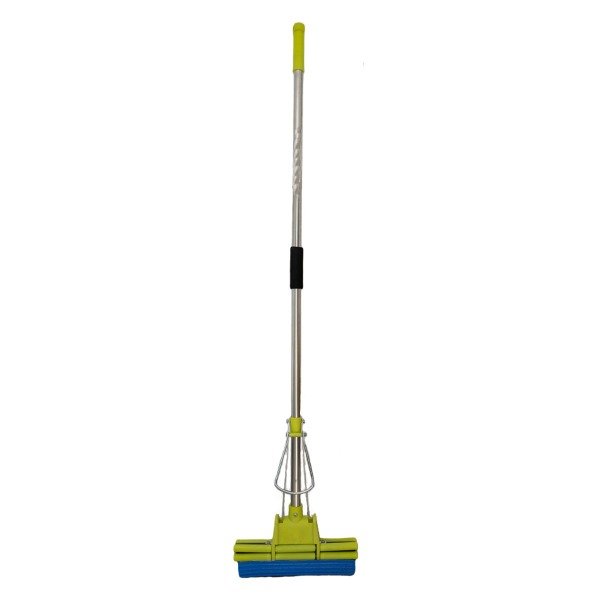 Fıstık Yeşili Pratik Sıkmalı Değişir Başlıklı Mop  - 125 Cm