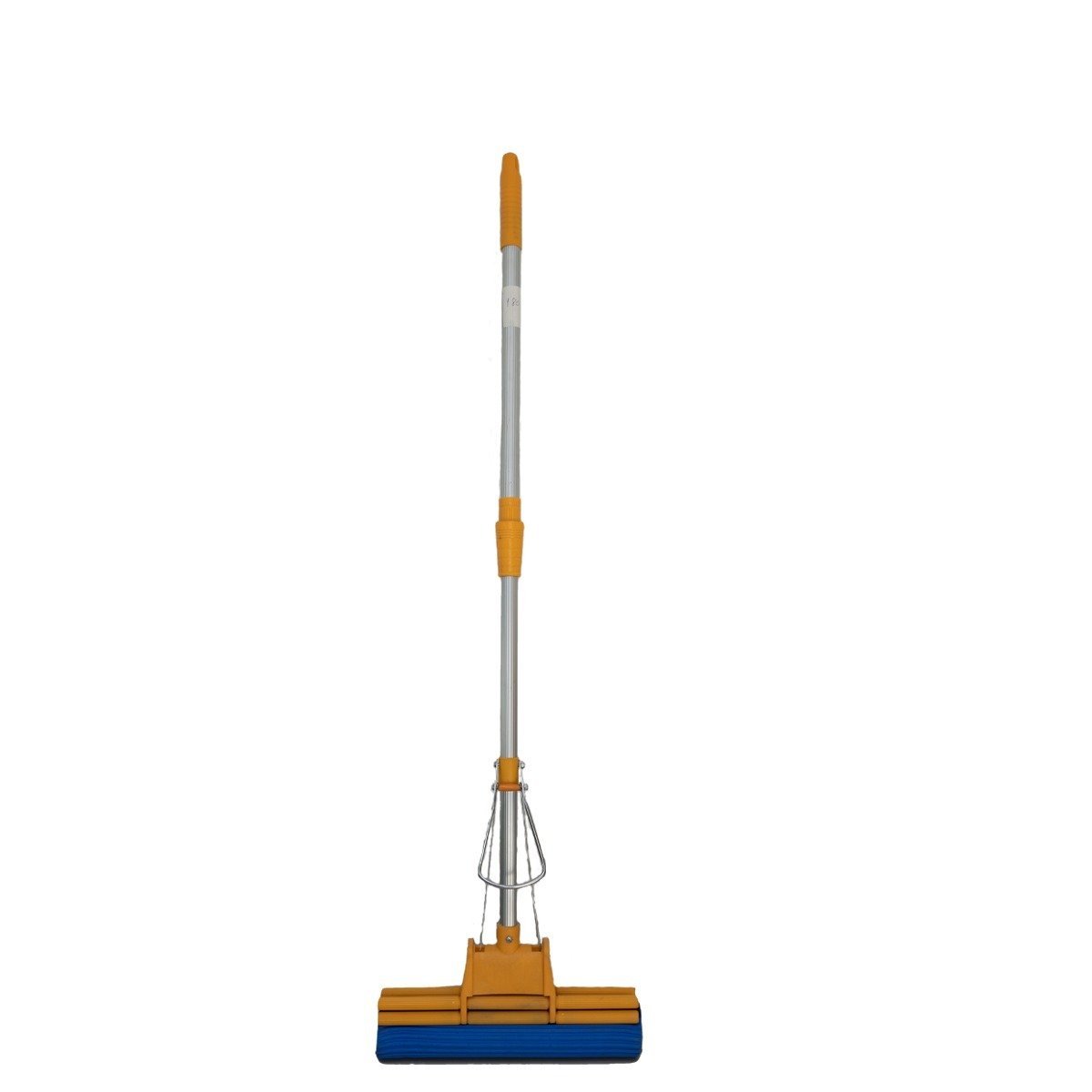 Turuncu Pratik Sıkmalı Mikrofiber Başlıklı Mop   - 133 Cm