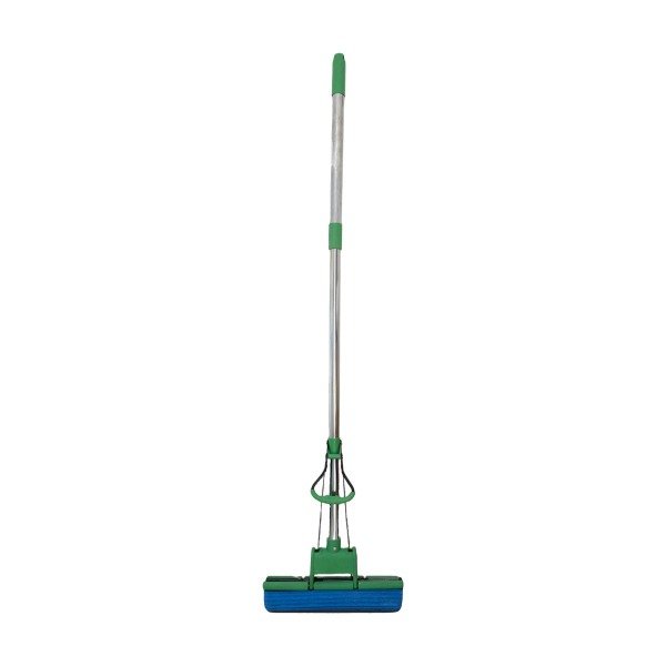 Yeşil Pratik Sıkmalı Sünger Mop - 120 Cm