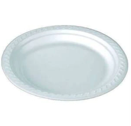 23 Cm Büyük Boy Yuvarlak Köpük Tabak (33/C) / 100 Adet