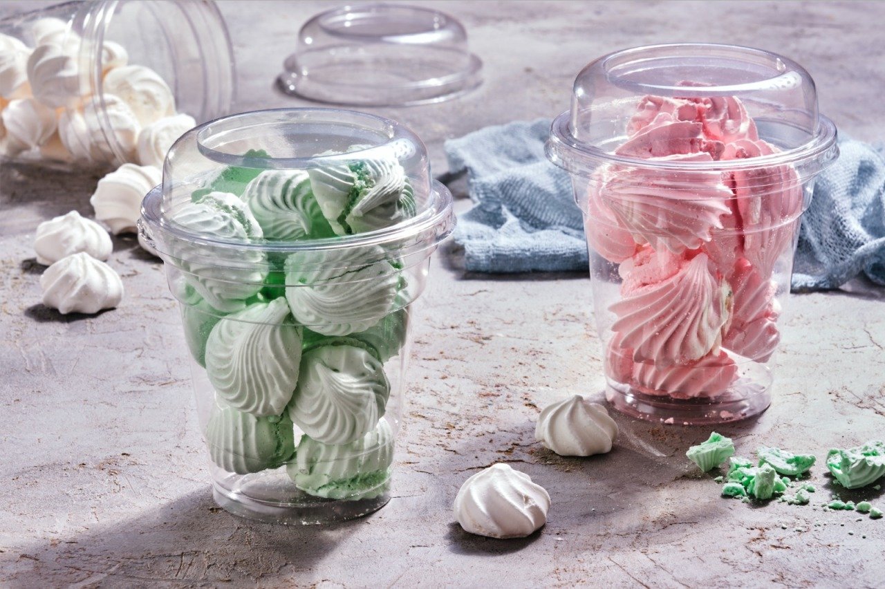 400 Cc 95 Çap Milkshake Pet Bardak + Bombe Delikli Kapak 100 Adet