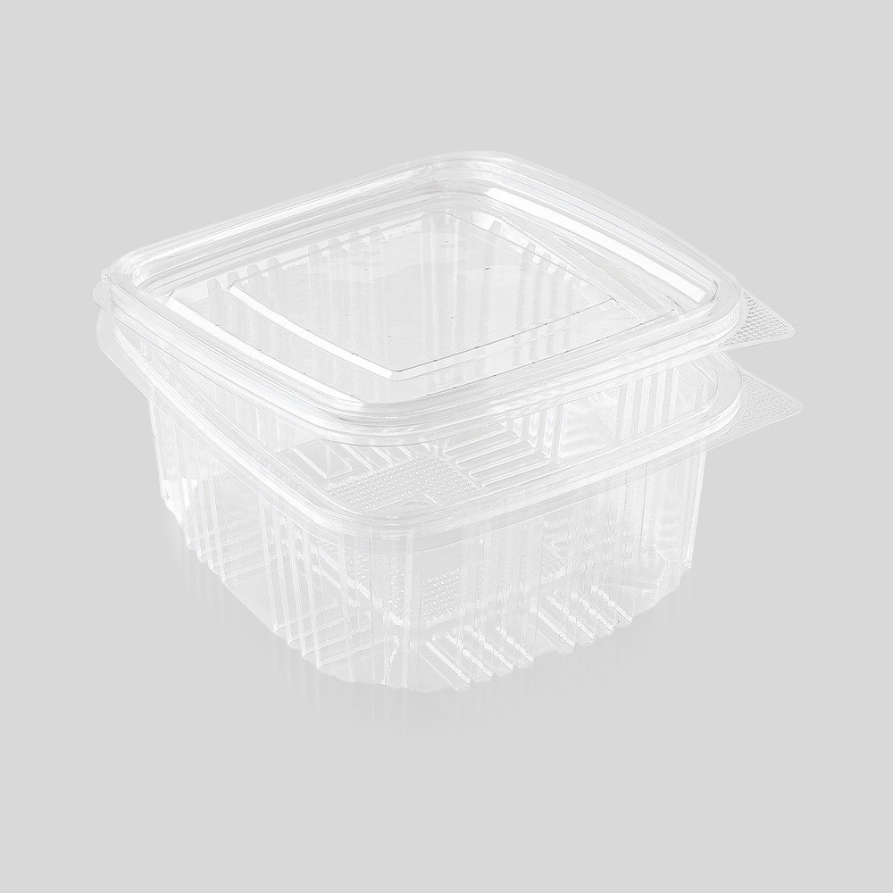 Sızdırmaz Kapaklı Pet Kap 500 Gr / 100 Adet