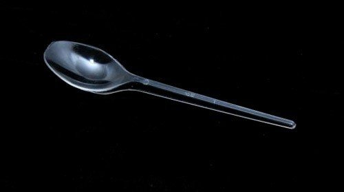 Plastik Kristal Lüx Büyük Kaşık 100 Adet