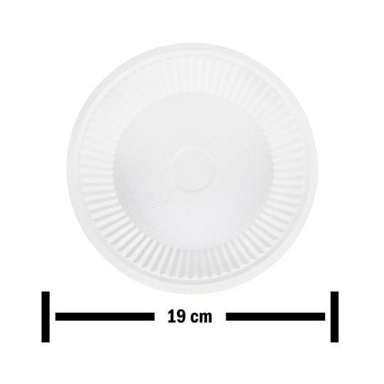 19 Cm Plastik Tabak - 100 Adet