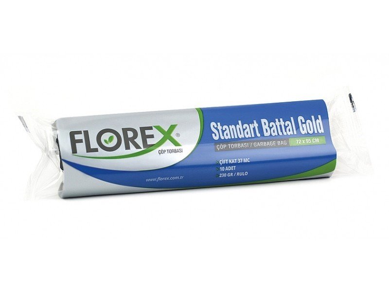 Florex Battal Boy Standart Gold Çöp Torbası 72cm x 95cm