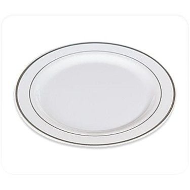 Porselen Görünümlü Plastik Tabak 19 cm 6 Adet