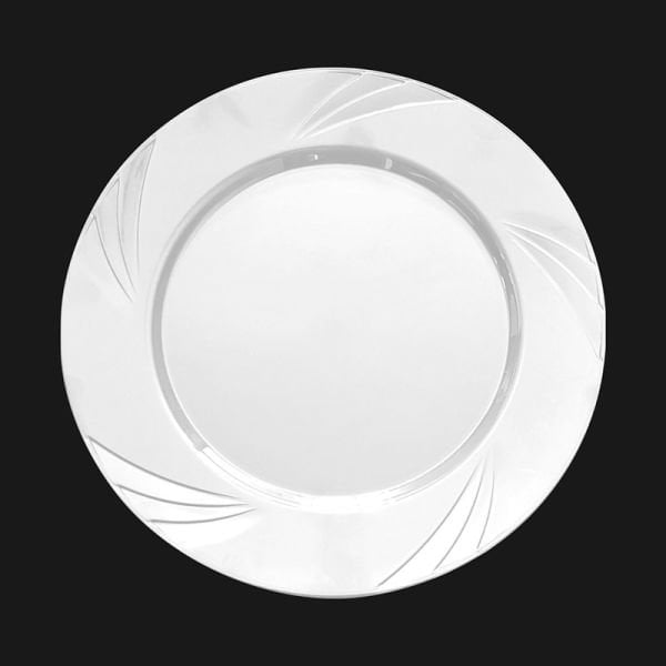 Porselen Görünümlü Plastik Tabak 23 cm 6 Adet