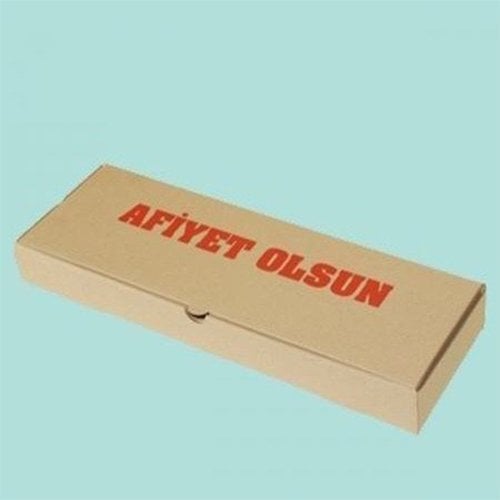 Pide Kutusu Oluklu 4 Cm - 100'lü