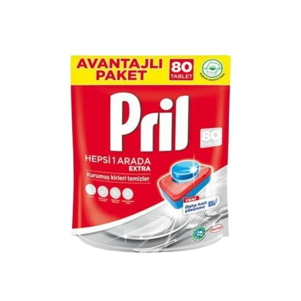 PRİL BULAŞIK TABLETİ 80'Lİ