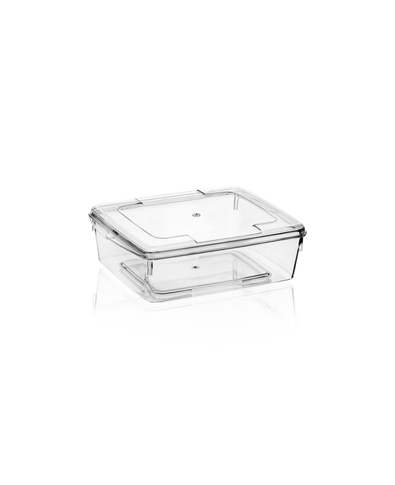 250 gr Mika Kristal Kase 50 Adet - Kapaklı