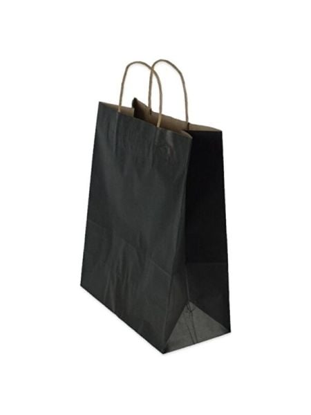 Roll-Up Party Dreams Kraft Çanta Siyah 25 x 12 x 31 Cm 25'li