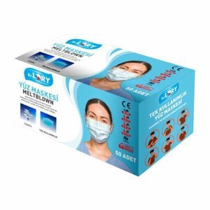 Dr. Lory Cerrahi Meltblown Yüz Maskesi 50 Adet