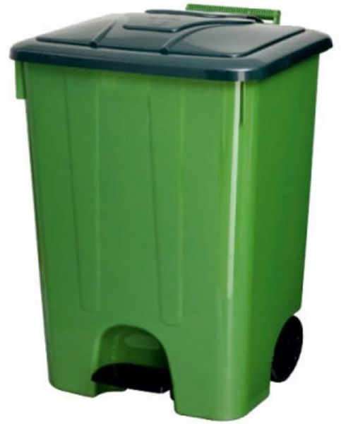 Plastik Köşeli Pedallı Çöp Kovası 40 Lt.