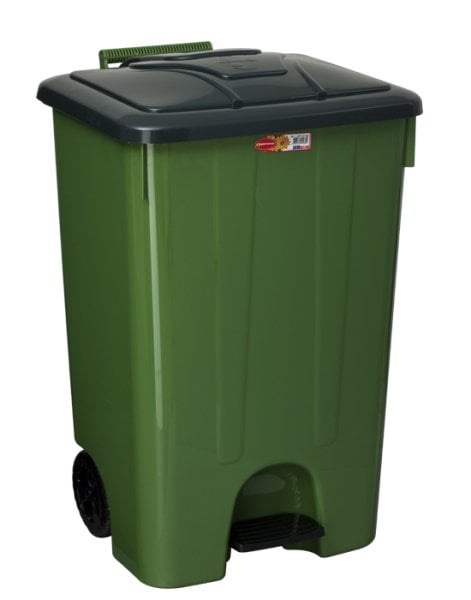 Köşeli Pedallı Çöp Kovası 85 Lt.