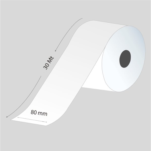 80mm x 30m Termal Rulo 10 Adet