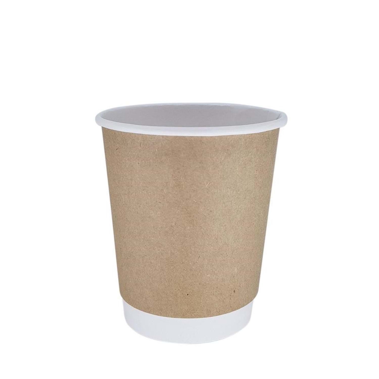 8 Oz Kraft  Double Wall Karton Bardak